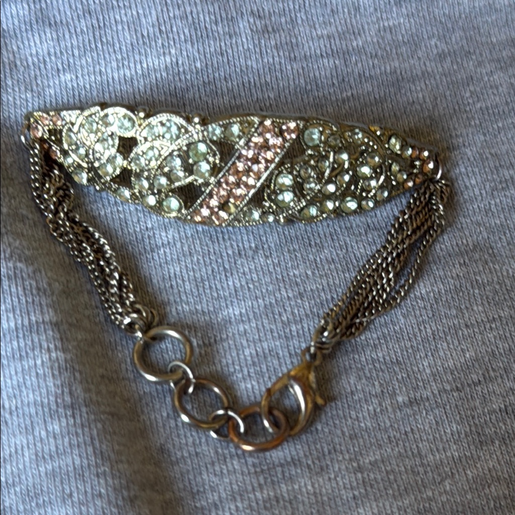 Elegant Gold And Silver Women's Bracelet